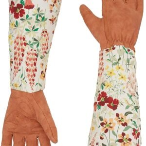 Rose Pruning Gardening Gloves Thorn Proof/Puncture Resistant Long Garden Gloves Protect Hands and Arms for Women