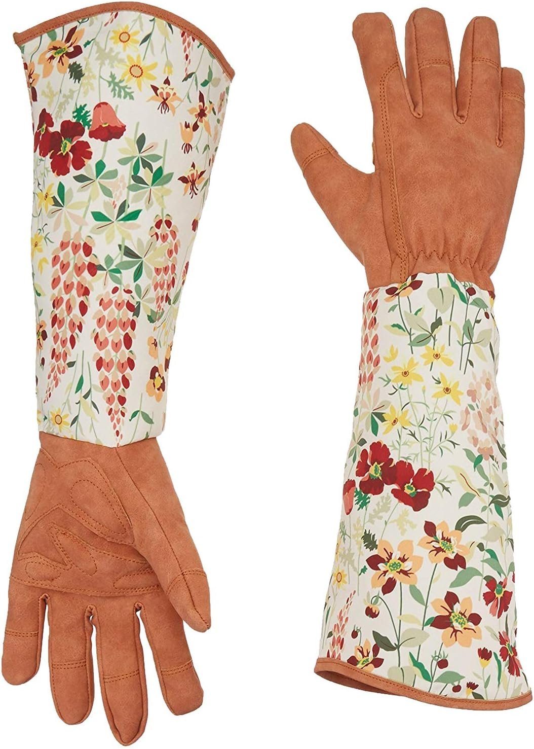 Rose Pruning Gardening Gloves Thorn Proof/Puncture Resistant Long Garden Gloves Protect Hands and Arms for Women